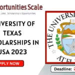 University of Texas Scholarships in USA 2023