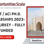 MEDIT / ACI Ph.D. Scholarships 2023