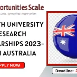 Griffith University Research Scholarships 2023