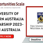 University of Western Australia Scholarship 2023