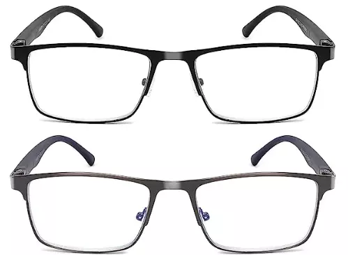 Best Blue Light Blocking Glasses of 2023 2 CRGATV 3-Pack Reading Glasses for Men Blue Light Filtering Full Frame Metal
