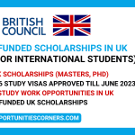 Fully Funded Scholarships in UK 2024 For International Students