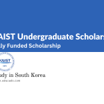 KAIST Undergraduate Scholarship 2024 Fully Funded