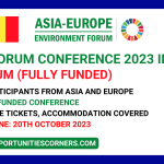ENV Forum Conference 2023 in Belgium Fully Funded