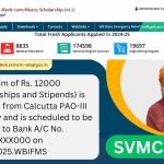 SVMCM Scholarship Approved Sanctioned and Disbursed for CollegeUniversity Students including