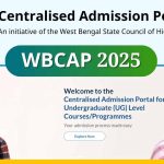 WBCAP College Centralised Admission 2025 Schedule Last Date Official Website