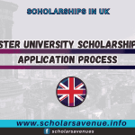 Lancaster University Scholarships 2026 Application Process